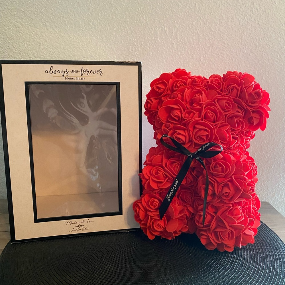 New Rose Teddy Bear